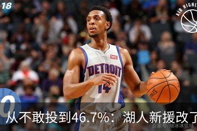 从不敢投到46.7%：湖人新援改了投篮姿势，还练起单手三分